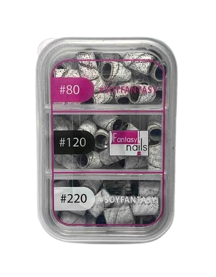 Paquete Limas Barrilito #80 #120 #220 Fantasy Nails