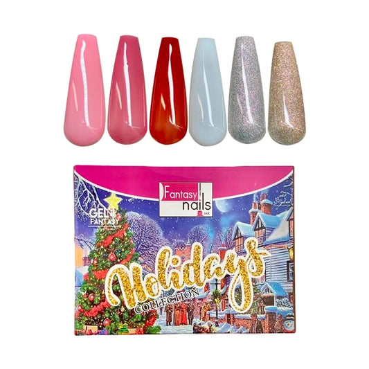 Gel Colección Holidays 6 pzas Fantasy Nails