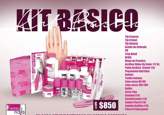 Kit Basico Fantasy Nails