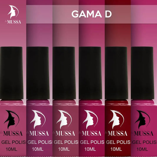 Gel Mussa 6pzas 10ml c/u Gama D