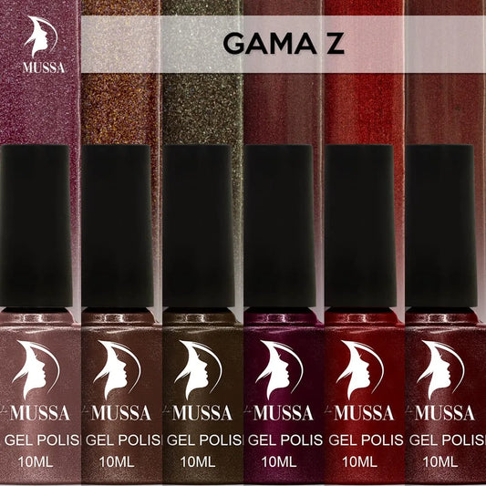 Gel Mussa 6 pzas. 10ml c/u Gama Z