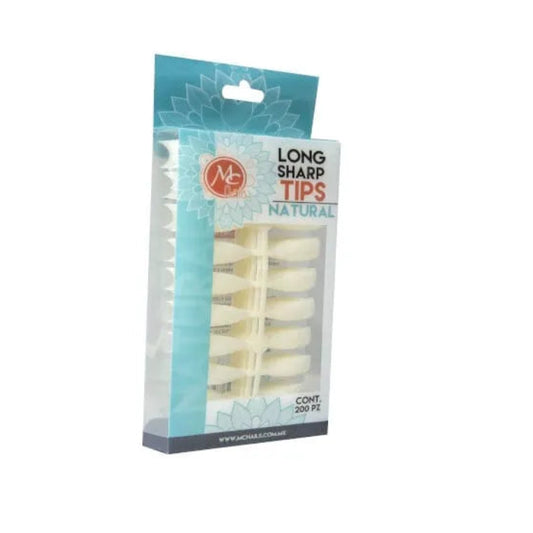 Tip Peack long sharp natural c/200 MC Nails