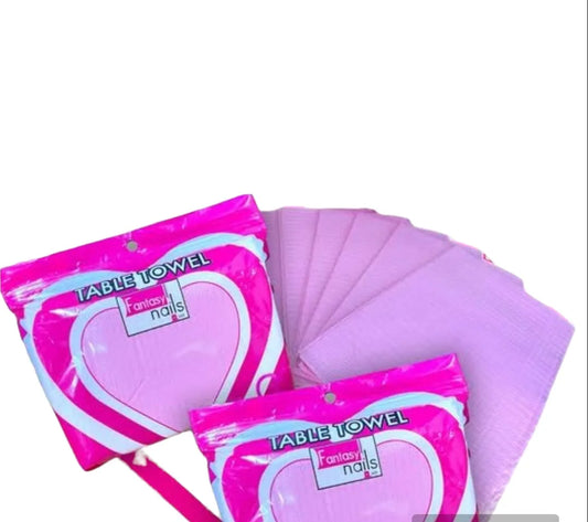Table Towel Fantasy Rosa Nails