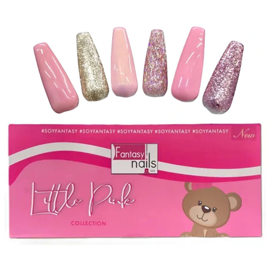 Gel Colección Little Pink 6 pzas Fantasy Nails