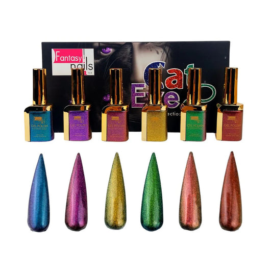 Colección Cat Eye 6pzas Fantasy Nails