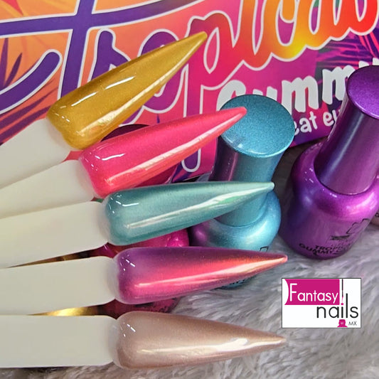 Gel Colección Tropical 5 pzas Fantasy Nails