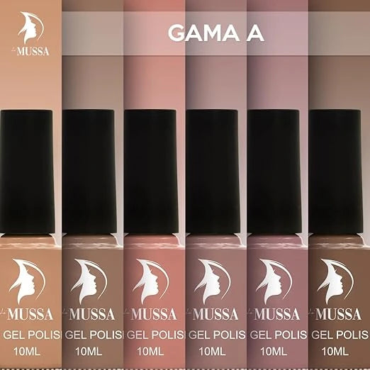 Gel Mussa 6pzas 10ml c/u Gama A