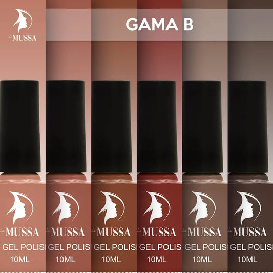 Gel Mussa 6pzas 10ml c/u Gama B