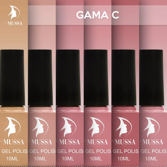 Gel Mussa 6pzas 10ml c/u Gama C