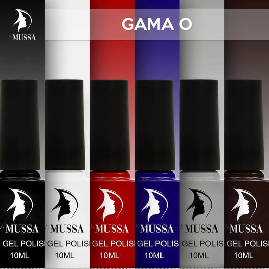 Gel Mussa 6 pzas. 10ml c/u Gama O