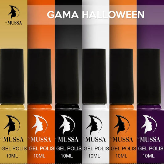 Gel Mussa 6 pzas. 10ml c/u Gama Halloween