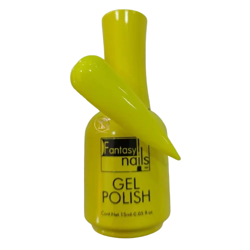 Gel Polish #10 Amarillo Neon Fantasy Nails