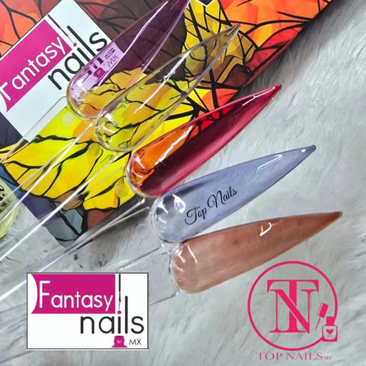 Gel Coleccion Otoño Vitral 5 pzas Fantasy Nails