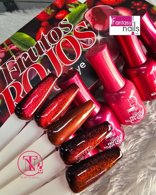 Gel Colección Frutos Rojos 5 pzas Fantasy Nails